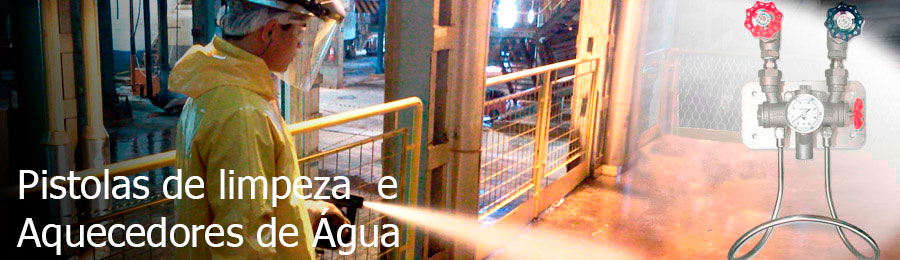 Banner Pistola de Limpeza aquecedores de agua
